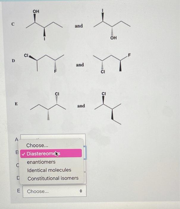 Solved 1. Consider Each Pair Of Structures Below: Indicate | Chegg.com