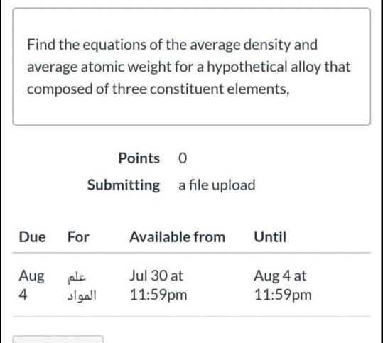 Solved Find The Equations Of The Average Density And Average | Chegg.com