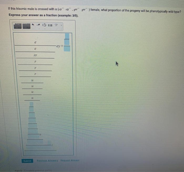 Solved The fruit fly Drosophila melanogaster has a haploid