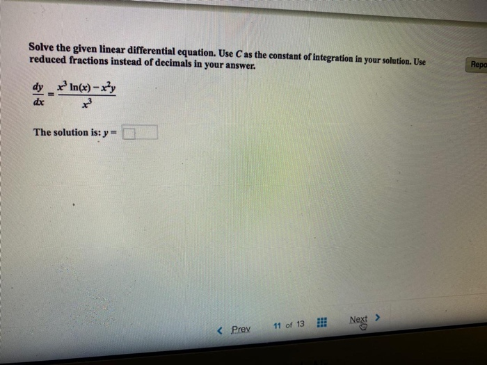 Solved and 7.3) 6 Saved Find the solution of the given | Chegg.com