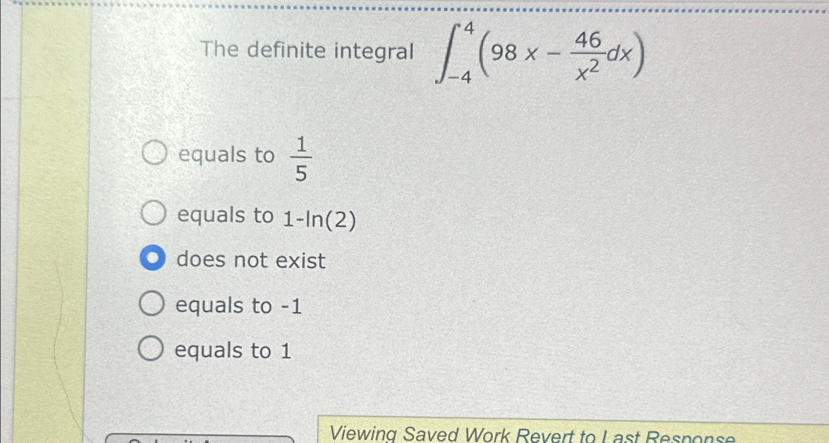 solved-the-definite-integral-44-98x-46x2dx-equals-to-chegg