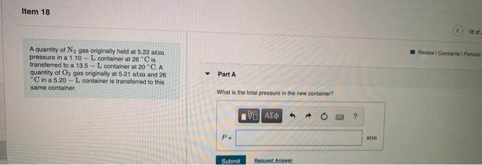 Solved Item 18 18 Of Review Constanta Pende A Quantity Of Chegg Com
