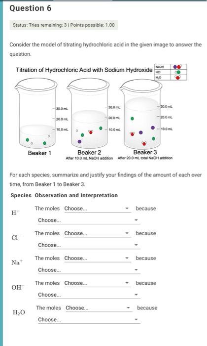 Solved Titration of Hydrochloric Acid with Sodium Hydroxide | Chegg.com