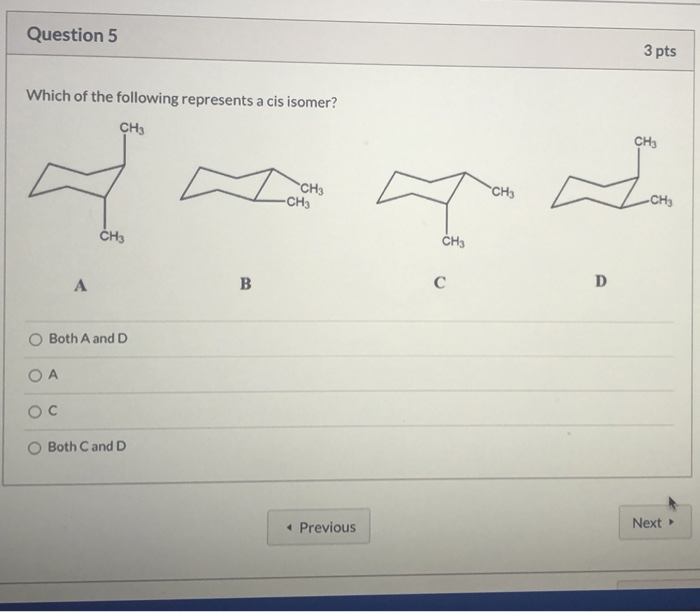 Solved Question 5 3 pts Which of the following represents a | Chegg.com