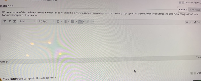 Solved Question 18 of 18 uestion 18 5 points Save Anne Write | Chegg.com