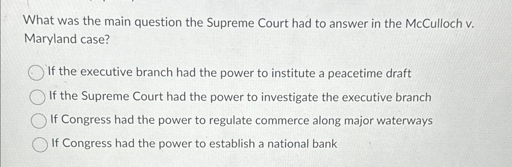 What's the main power store of the supreme court