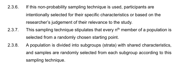 Simple Randomvsampling Solved 2.3. Read the definitions of different sampling | Chegg.com