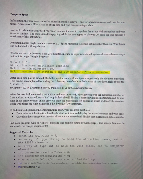 Solved Your Task You Have Been Hired To Code A Ride Track Chegg Com