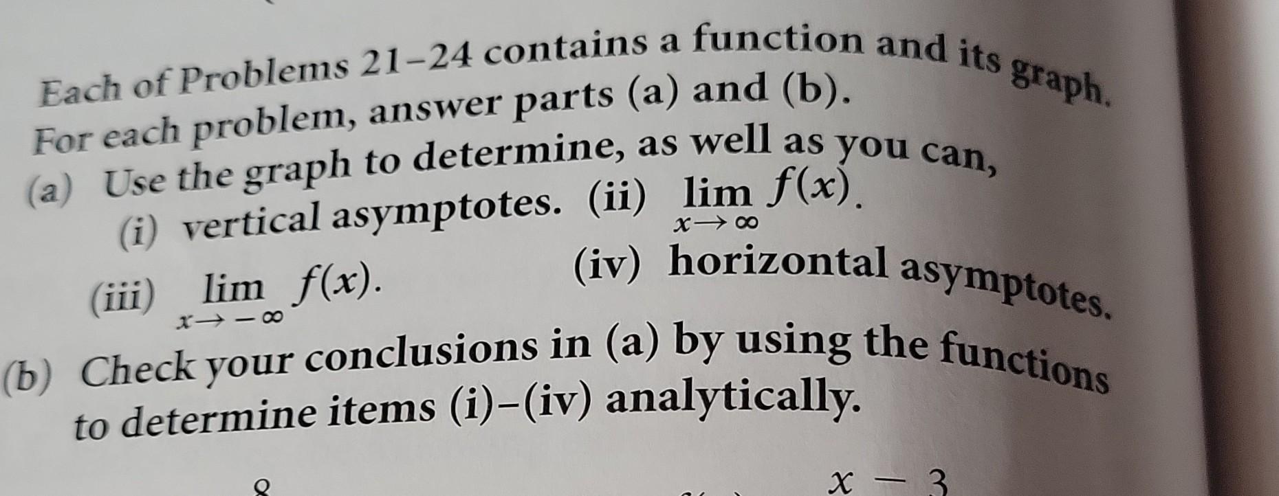 Solved Each of Problems 21-24 contains a function and its | Chegg.com