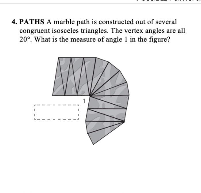 Solved 4. PATHS A marble path is constructed out of several | Chegg.com