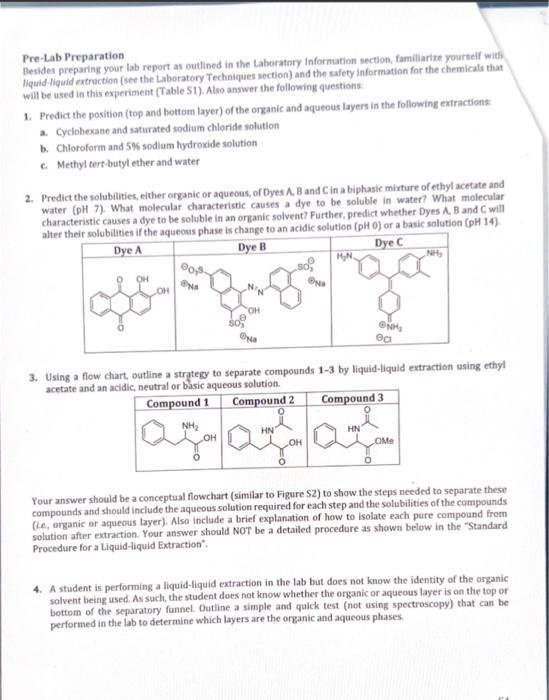 Besides preparing your lab report as outlined in the | Chegg.com