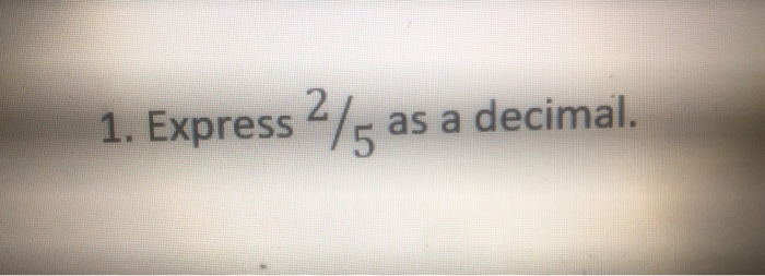 express 15 1 5 as a decimal