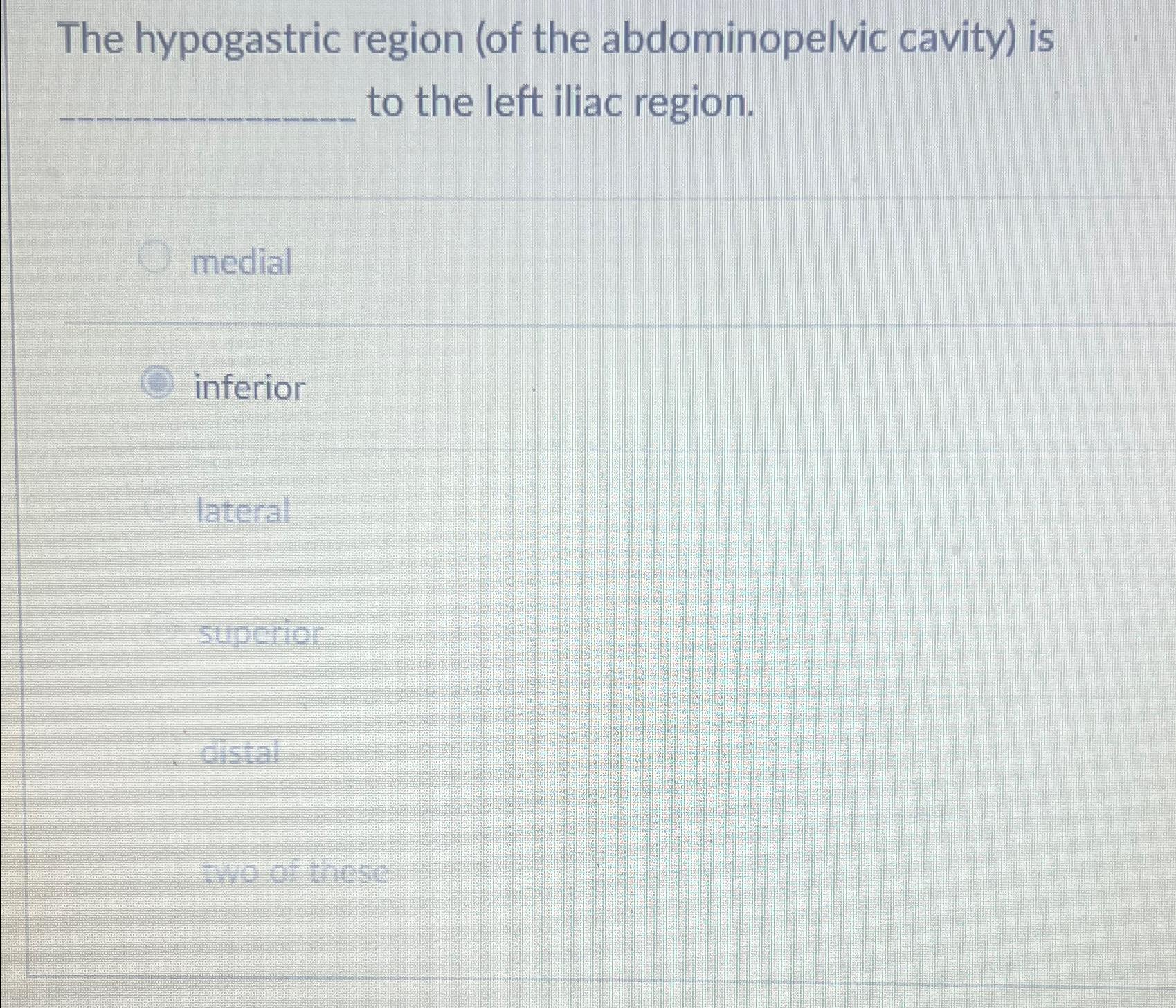 solved-the-hypogastric-region-of-the-abdominopelvic-cavity-chegg