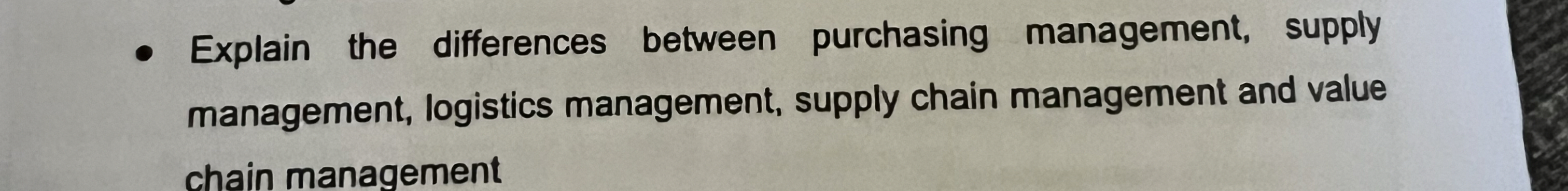 Solved Explain the differences between purchasing | Chegg.com