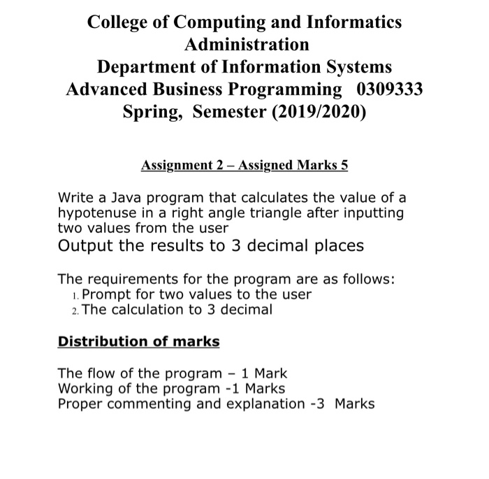 Solved College of Computing and Informatics Administration | Chegg.com