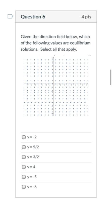 Solved 00 с ОА ос о B Question 6 4 Pts Given The Direction | Chegg.com