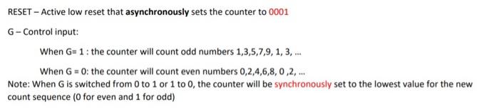 Solved RESET - Active low reset that asynchronously sets the | Chegg.com