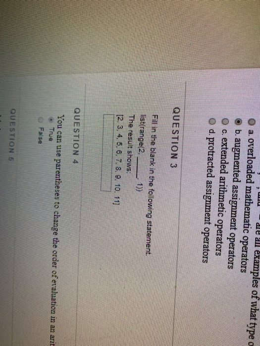 Solved the use of and are all examples of what t chegg