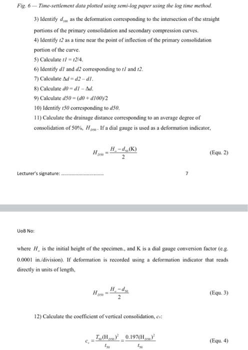 Solved The procedure for deriving ev and d100 using the log | Chegg.com