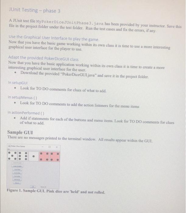 Solved CIS 223 Project 3 - Poker Dice Due Date Week before | Chegg.com