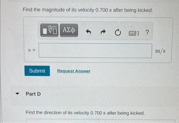 Solved IP A Soccer Ball Is Kicked With An Initial Speed Of | Chegg.com