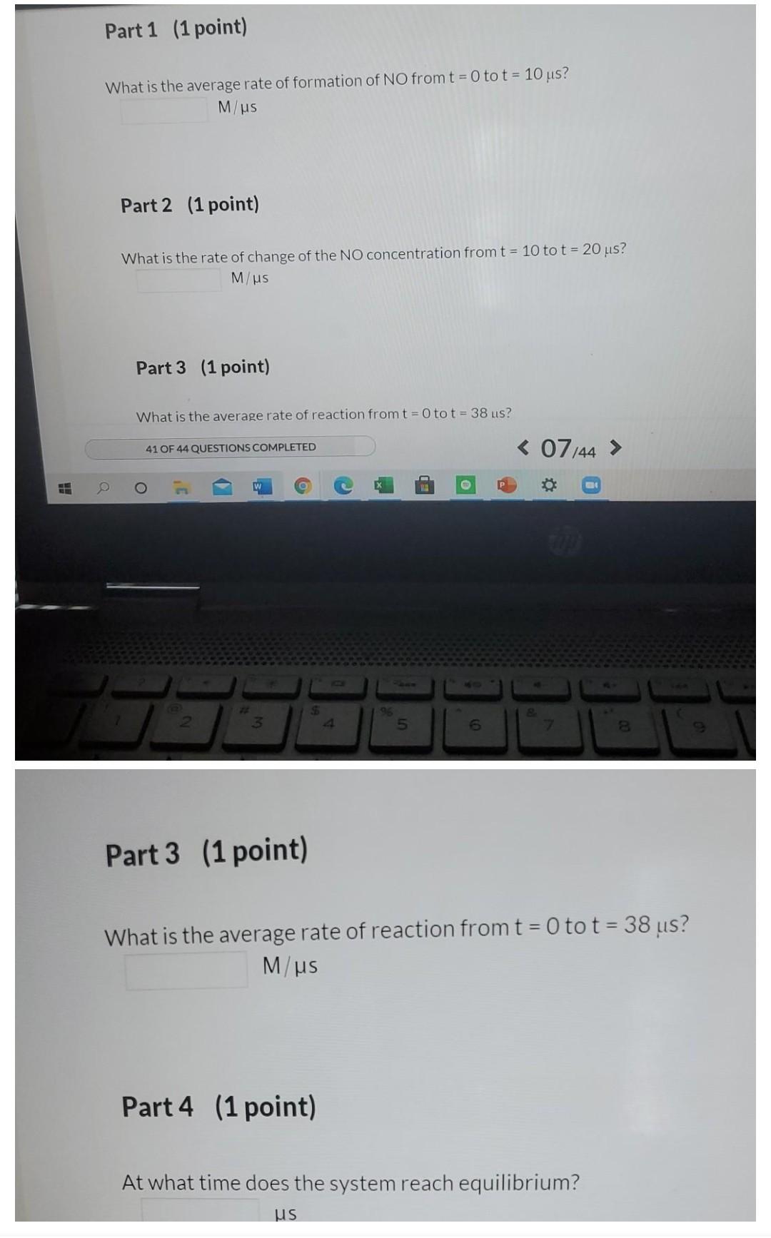 Solved 07 Question (4 points) Consider the gas-phase | Chegg.com