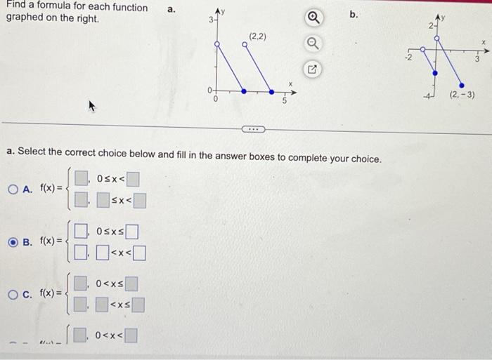 Solved Find A Formula For Each Function Graphed On The | Chegg.com