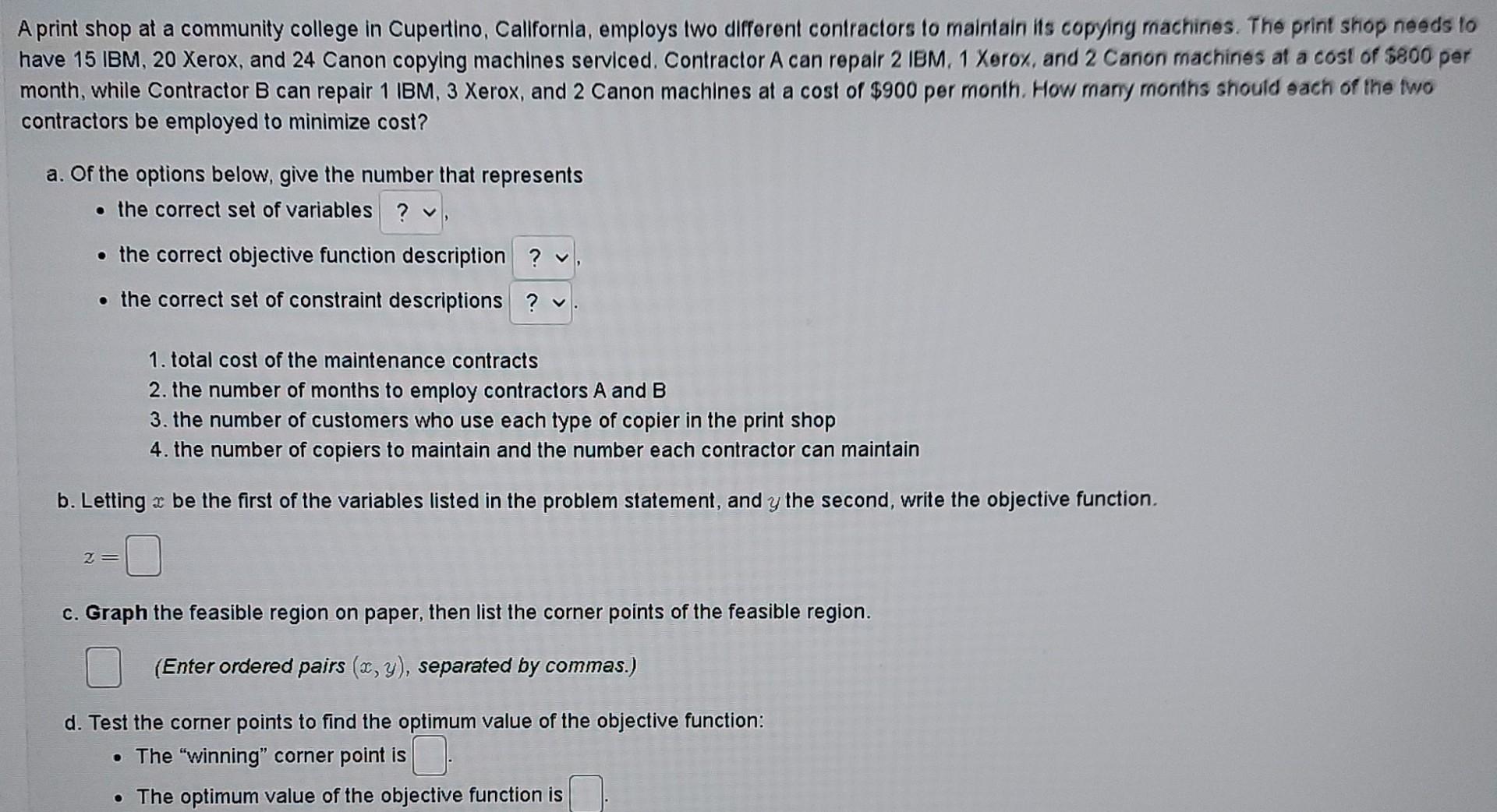 Solved Please solve the following assignment problems with | Chegg.com