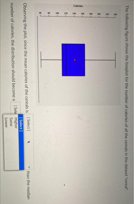Solved The is a side-by-side box and whisker plot for the | Chegg.com