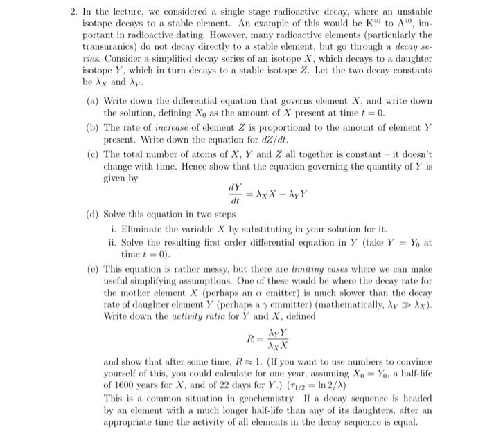 Solved 2. In the lecture, we considered a single stage | Chegg.com