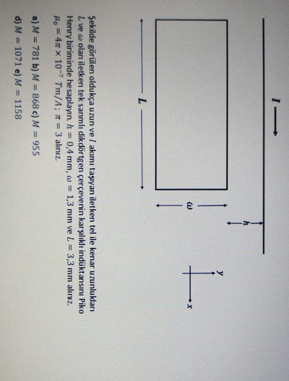 Solved Calculate the mutual inductance, in Pico Henry units, | Chegg.com