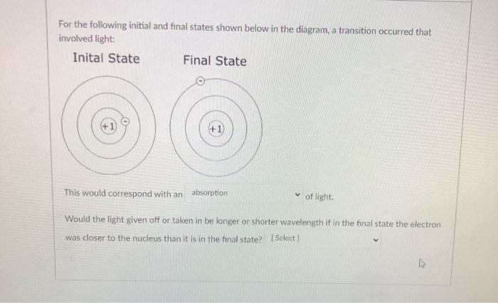 Solved For the following initial and final states shown | Chegg.com