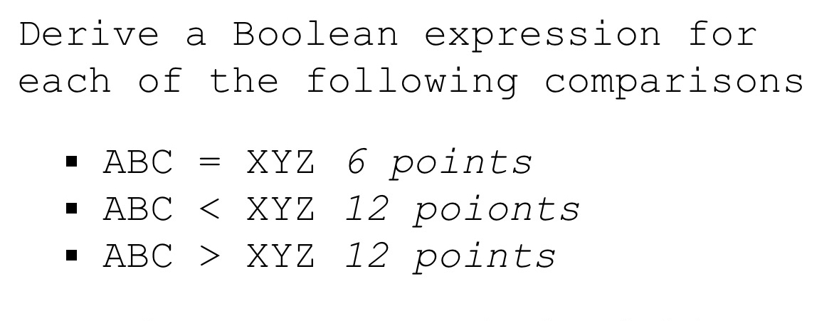 Solved Derive a Boolean expression for each of the following | Chegg.com