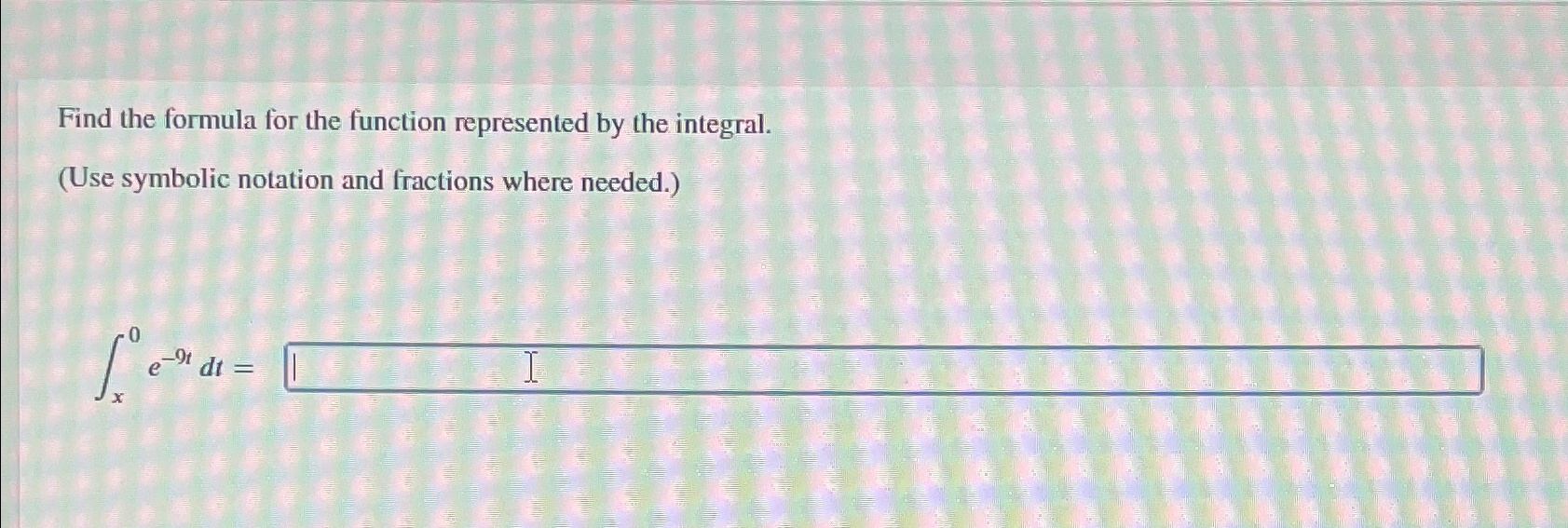 Solved Find the formula for the function represented by the | Chegg.com