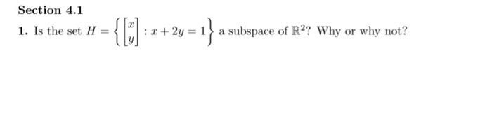 Solved 3. Determine whether each of the following sets is a | Chegg.com