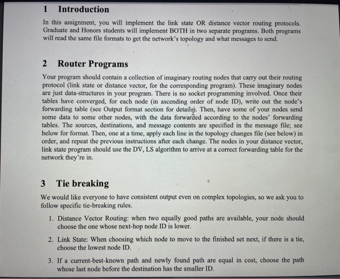 1 Introduction In this assignment, you will implement | Chegg.com