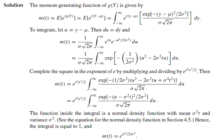 Solved Use The Fact That To Expand The Moment Chegg Com