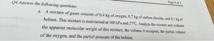 Solved Q4.Answer the following questions: Page 6 of 7 a. A | Chegg.com