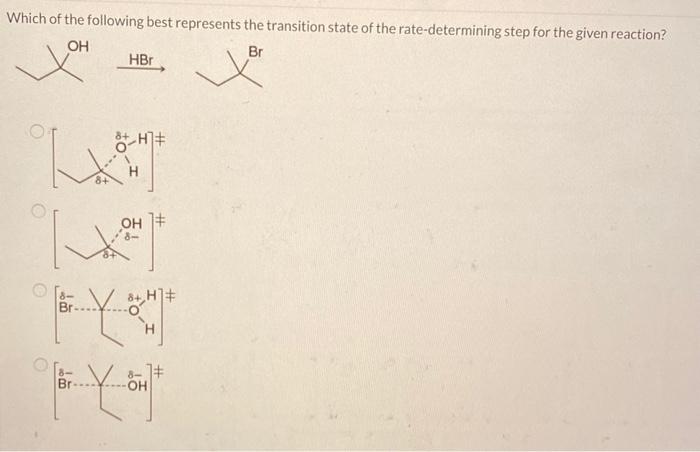 Solved Which of the following best represents the transition | Chegg.com