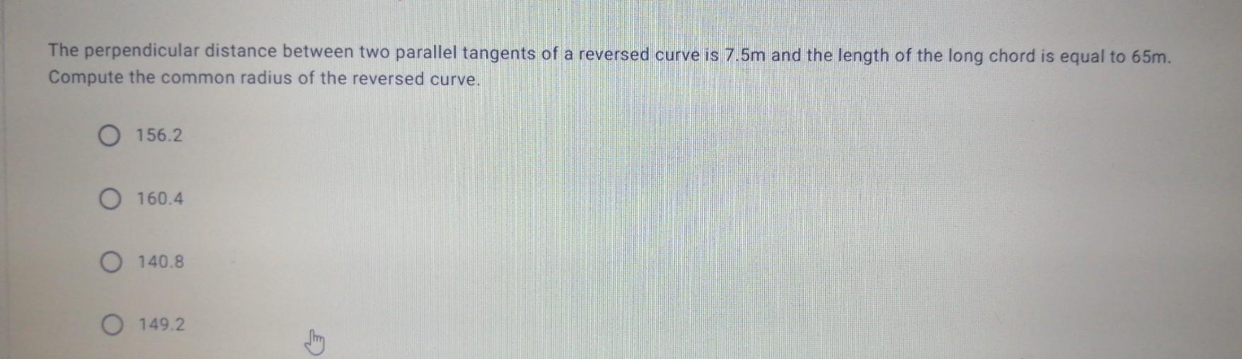 Solved The perpendicular distance between two parallel | Chegg.com