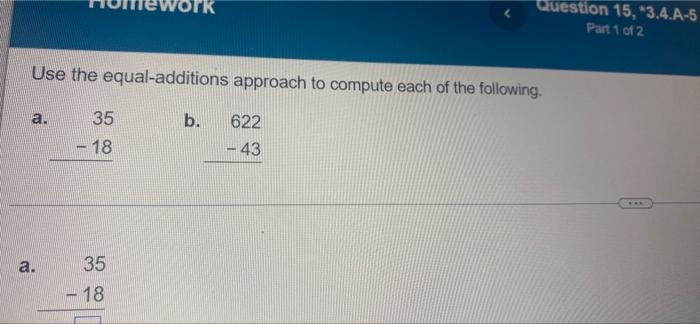 Solved Use the equal-additions approach to compute each of | Chegg.com