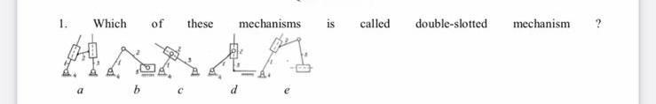 Solved 1. A Which Of These B Mechanisms Is Called | Chegg.com