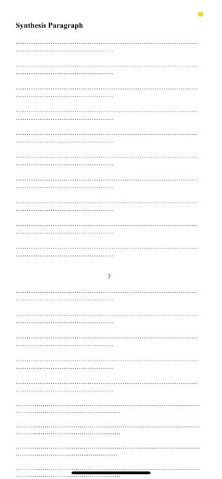 II. Synthesis (4 marks) 1. Read the following four | Chegg.com