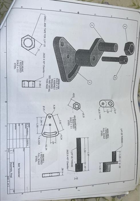 1. Design 5 components, shown in the picture Hand | Chegg.com