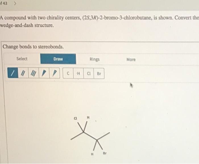 Solved A Compound With Two Chirality Centers, | Chegg.com