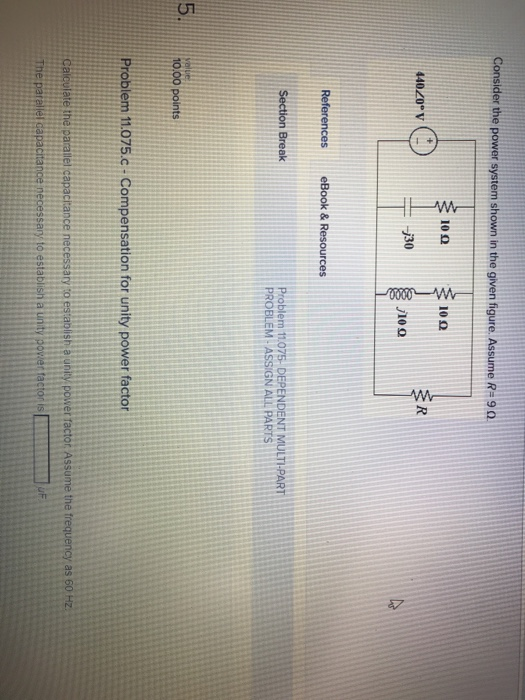 Solved Consider the power system shown in the given figure. | Chegg.com