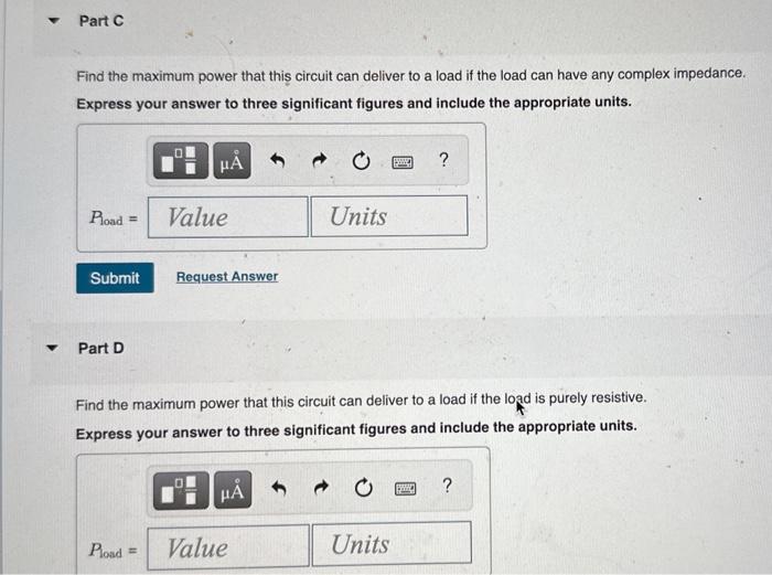 Solved Select the correct Thévenin equivalent circuit for | Chegg.com