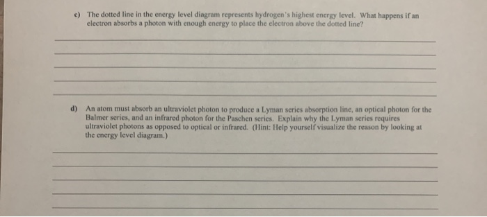 Solved 1. Look at the energy level diagram below. The open | Chegg.com