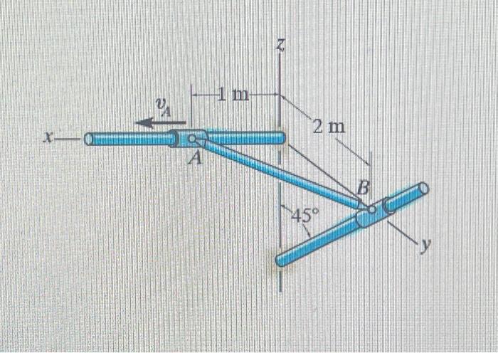 Solved Rod AB is attached to collars at its ends by using | Chegg.com