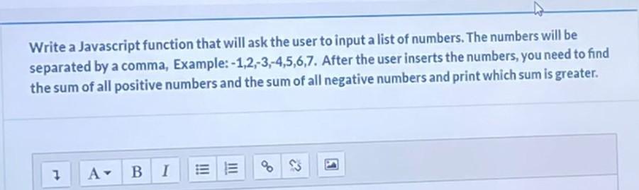 Solved Write a Javascript function that will ask the user to | Chegg.com